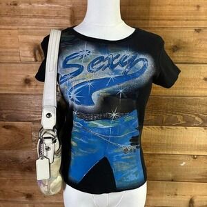 Y2K women's East way sexy baby T